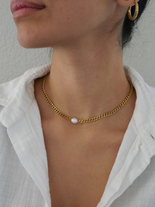 Paris - Pearl Collar Necklace