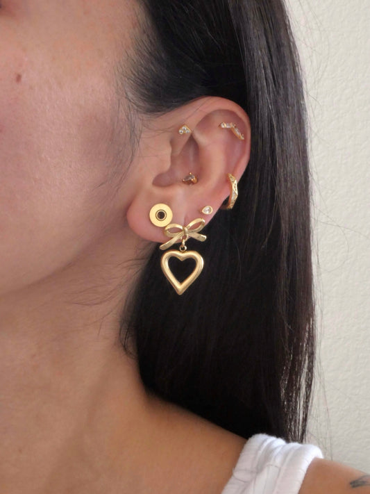 Enchanting Hearts - Drop Earrings